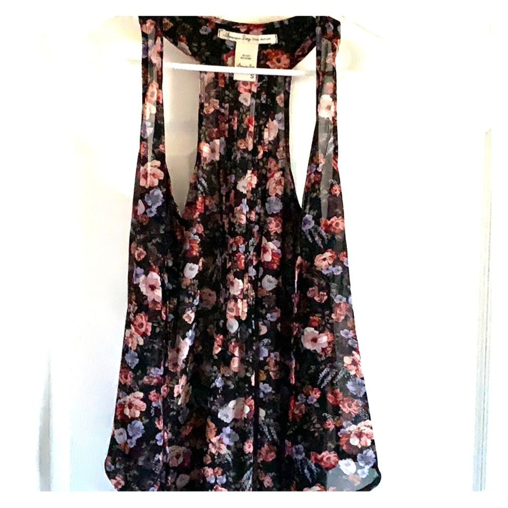 American rag flower print overwear